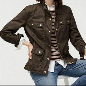 J. Crew Relaxed Boyfriend Field Jacket Black, S